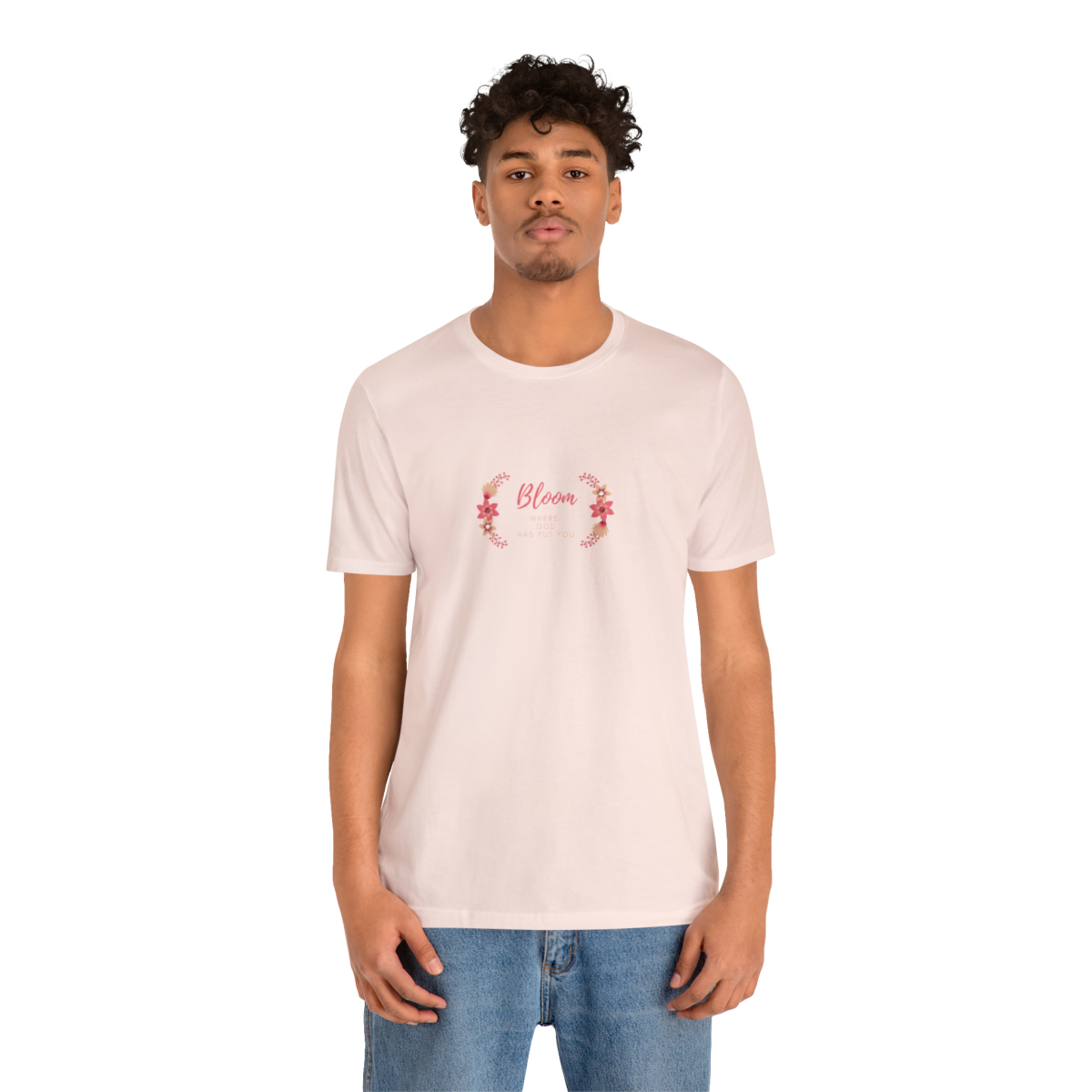 Bloom Where God Has Put You - Jersey Short Sleeve Tee - Image 29